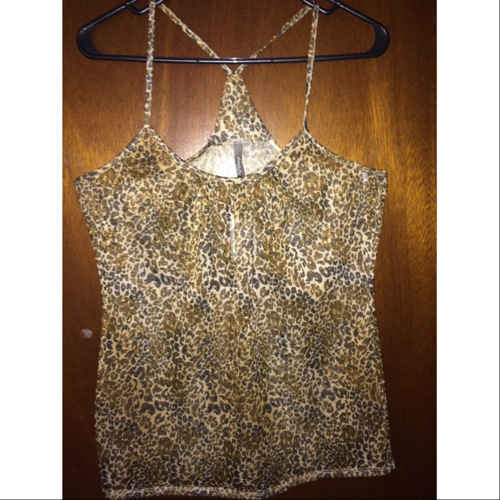 Cheetah print tink top
